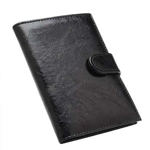  Black Passport Cover  - Picture 1 of 2